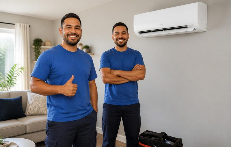 Técnico da Soprano Refrigeração em atendimento ao cliente